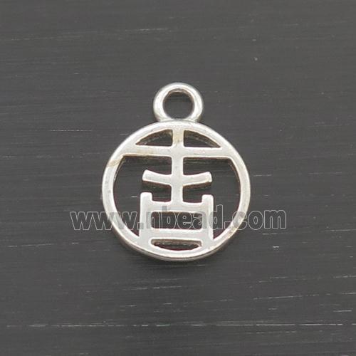 Sterling Silver Pendant Lucky