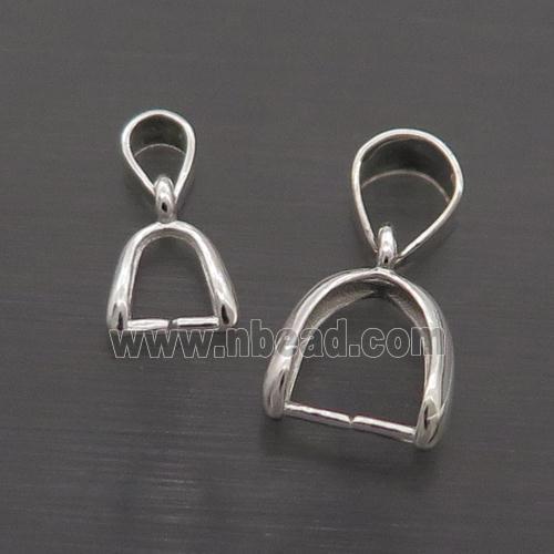 Sterling Silver Pinch Bail Clasp