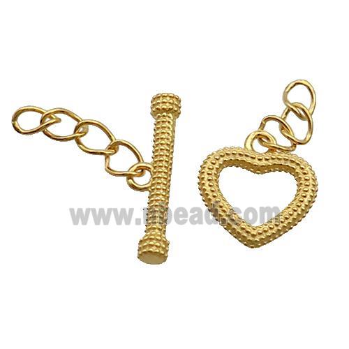 Sterling Silver Toggle Clasp Gold Plated
