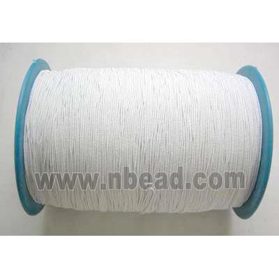 white stretchy Cord for jewelry binding