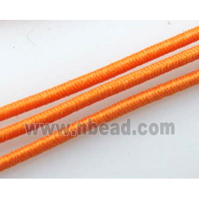 elastic fabric wire, binding thread, orange