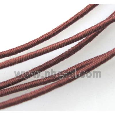 elastic fabric wire, binding thread, coffee