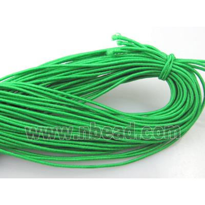 elastic fabric wire, binding thread, green