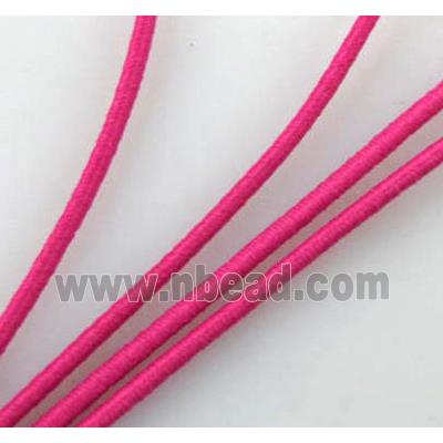 elastic fabric wire, binding thread, hot-pink