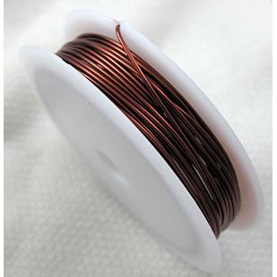 Jewelry binding copper wire, deep coffee