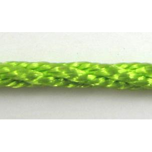 Twist Cotton Rattail Jewelry bindings wire, olive