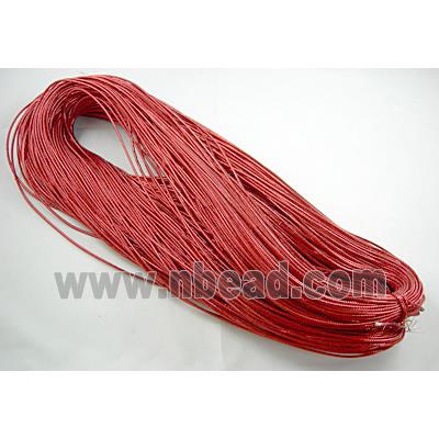 Jewelry Metallic Cord, Red