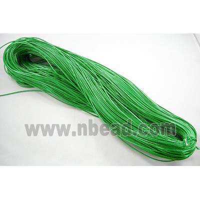 Jewelry Metallic Cord, Green