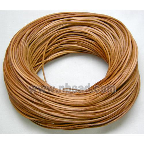 Brown Leather Cord For Jewelry Binding