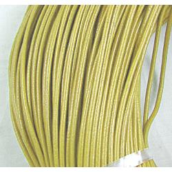 Gold Leather Rope For Jewelry Binding