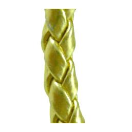 PU Leather Cord, golden