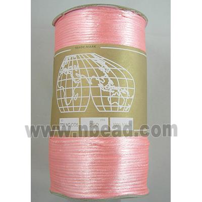 pink Satin Rattail Cord