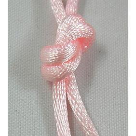 Satin Rattail Cord, pink