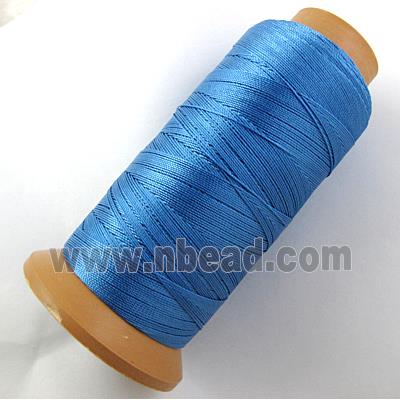 Nylon cord, blue