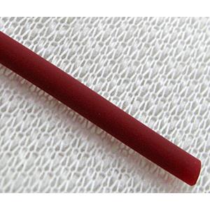 Rubber Cord, round, dark-red
