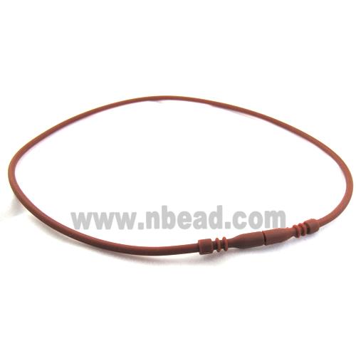 Jewelry making necklace cord, rubber