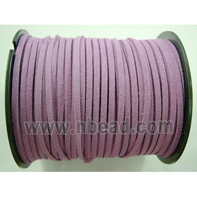 purple Synthetic Suede Cord