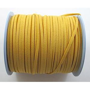 Synthetic Suede Cord, yellow