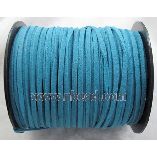 Synthetic Suede Cord, blue