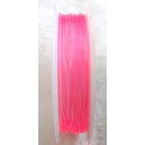 Crystal Wire, stretchy, round, pink