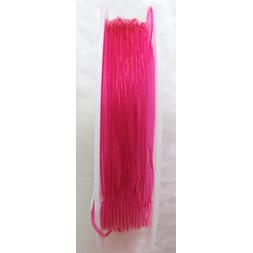Crystal Wire, stretchy, round, hot-pink