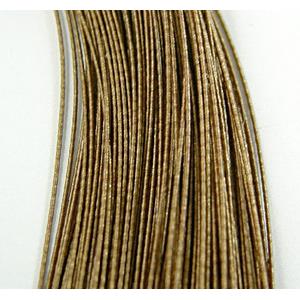 waxed wire, round, grade a
