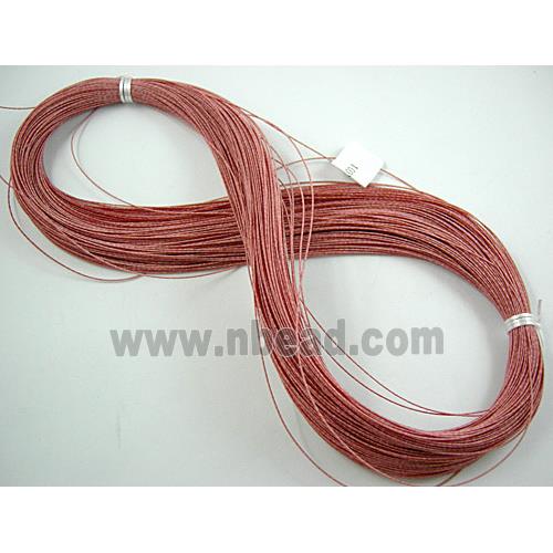waxed wire, round, grade a