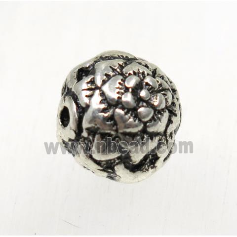 tibetan silver alloy beads, non-nickel