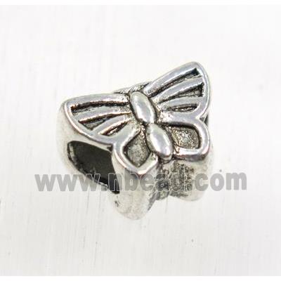 tibetan silver alloy butterfly beads, non-nickel