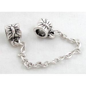 bracelets safety chain, Tibetan silver connection