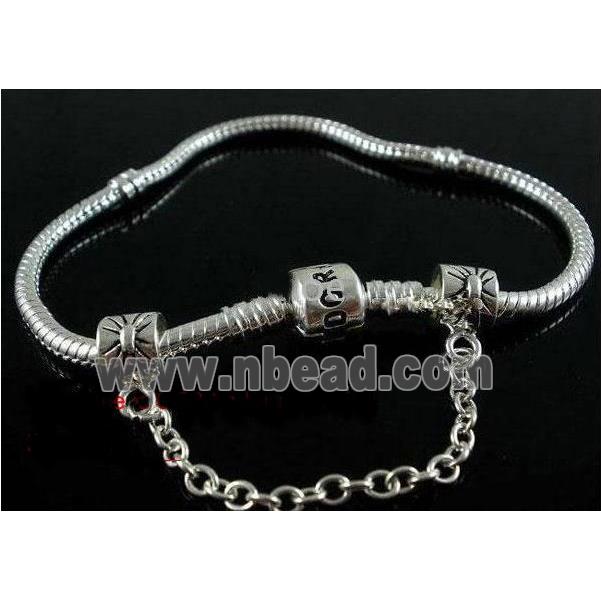 bracelets safety chain, Tibetan silver connection