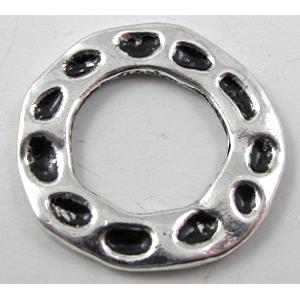 Tibetan Silver connector ring Non-Nickel
