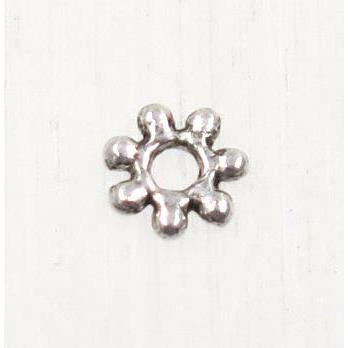 tibetan silver zinc daisy beads, non-nickel