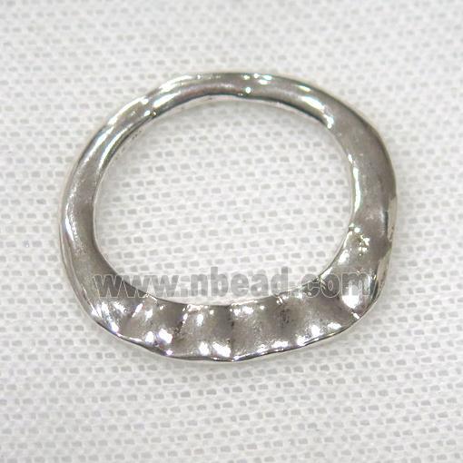 tibetan silver Zinc Ring connector