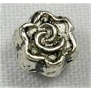 Tibetan Silver spacer beads, 4mm diameter