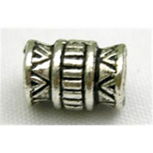 Tibetan Silver spacer beads, 5.5mm dia, 7.5mm length