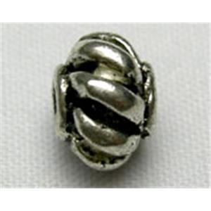 Tibetan Silver spacer beads, 7mm diameter