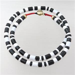 alloy Bracelets, enameled, approx 5mm, 38cm length