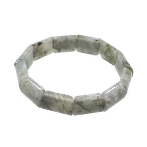Labradorite Bracelet Stretchy, approx 13-18mm