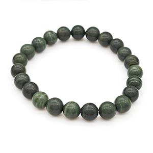 Green Agate Bracelets Dye Stretchy, approx 8mm