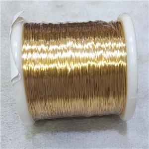 Copper Wire Cord 18K Gold Plated, approx 0.5mm thickness
