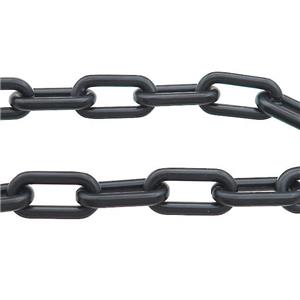 Alloy Chain Paperclip Black Painted, approx 10-20mm
