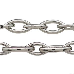 Alloy Chain Platinum Plated, approx 10-20mm, 12-25mm