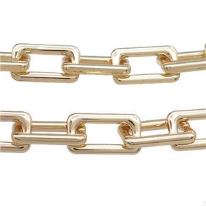 Alloy Chain Gold Plated, approx 11-20mm