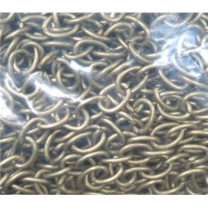 bronze iron chain, approx 3-5mm
