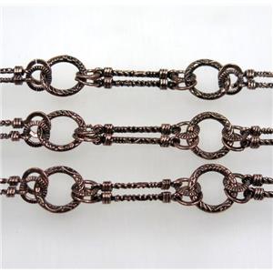antique red Alloy Chain, 98cm(38 inch) length