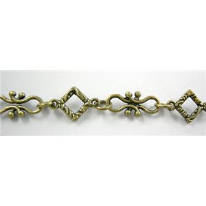 Antique Bronze Alloy Chain, 98cm(38 inch) length