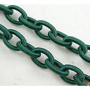 Handcraft Fabric Chains, 8x12mm, 36 inches per st.