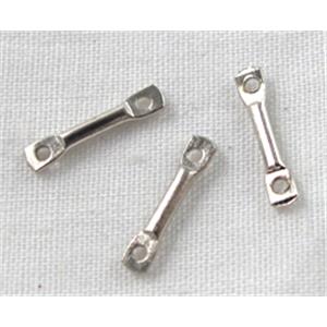 platinum plated jewelry connector, iron, 20mm length