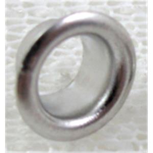 Platinum plated copper core beads, 8.5mm dia, hole:5mm